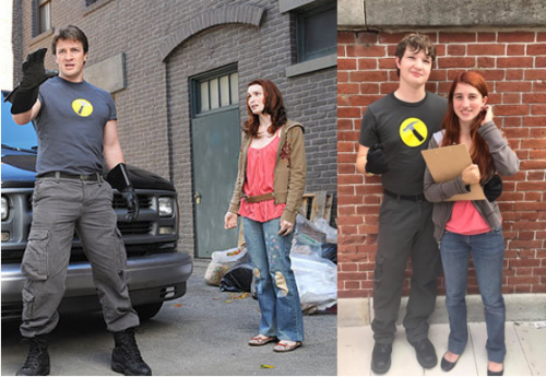 Librarian Storm Kopitsch and her husband cosplay as Penny and Captain Hammer from Dr. Horrible’s Sing-Along Blog.