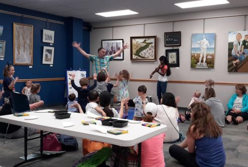 Photo of children dancing at CADL Okemos